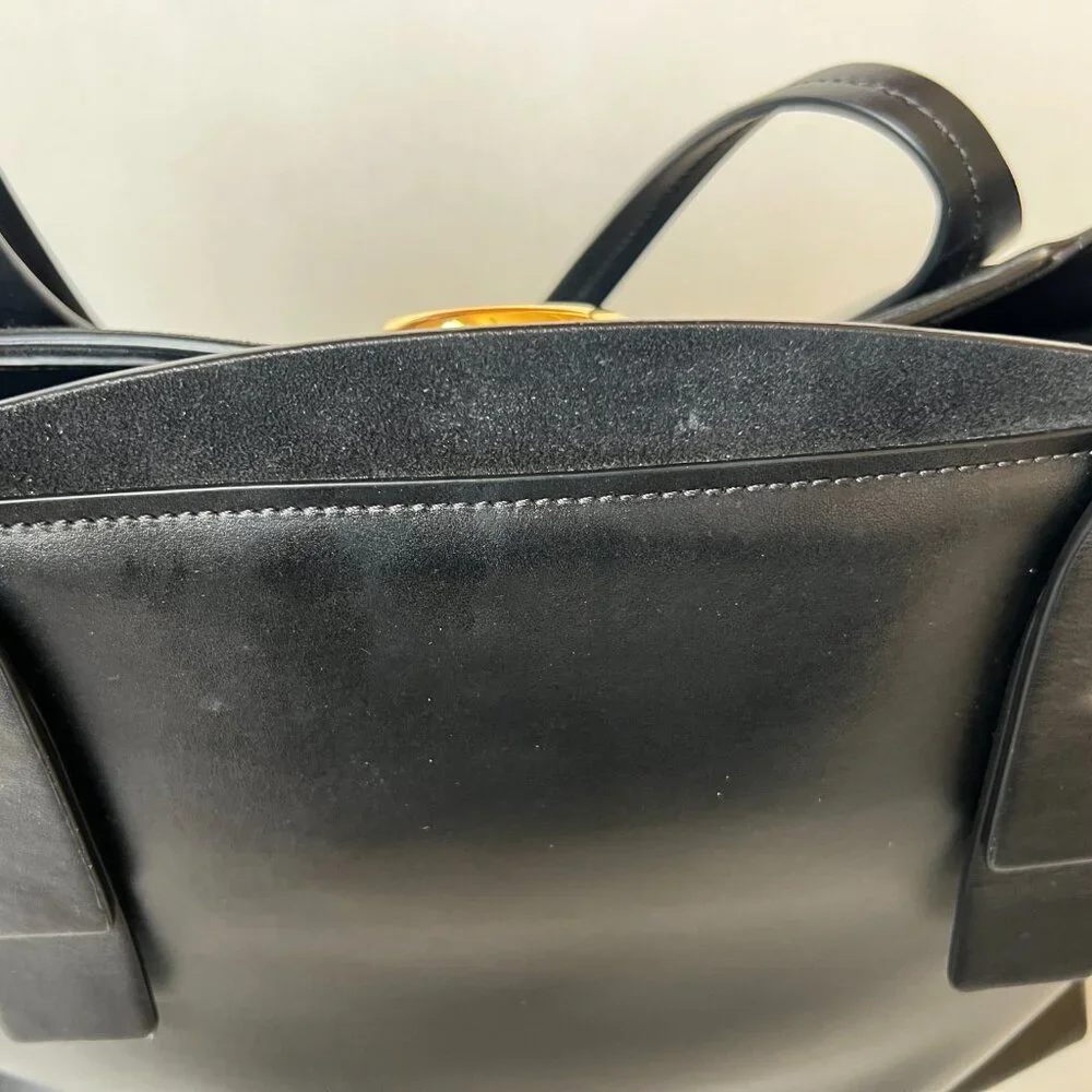 Chloe C Zipped Tote Black Leather Bag - Picture 12 of 14